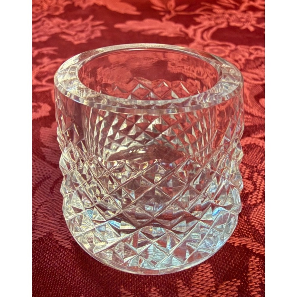 Vintage crystal sugar dish